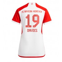 Bayern Munich Alphonso Davies #19 Replica Home Shirt Ladies 2023-24 Short Sleeve